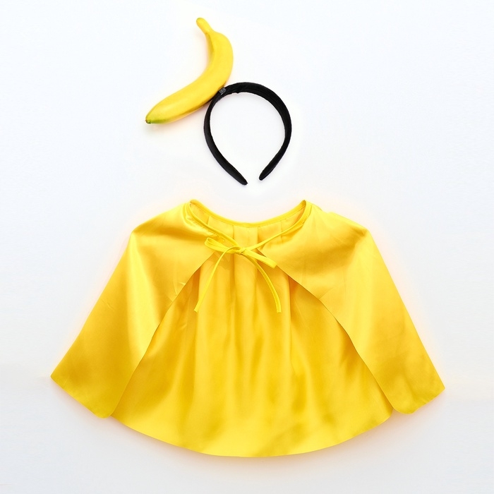 Карнавальный набор &laquo;Жёлтый банан&raquo;: накидка, ободок