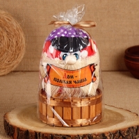 Оберег-копилка "Дом - полная чаша", 22 х 14 см, микс Оберег-копилка "Дом - полная чаша", 22 х 14 см, микс