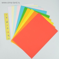 Бумага цветная двусторонняя А4, 12 листов, 12 цветов "Каляка-Маляка" Бумага цветная двусторонняя А4, 12 листов, 12 цветов "Каляка-Маляка"