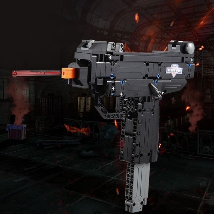 Конструктор Оружие Техно «Автомат УЗИ», 359 деталей, 6 пуль, стреляет Конструктор Оружие Техно «Автомат УЗИ», 359 деталей, 6 пуль, стреляет