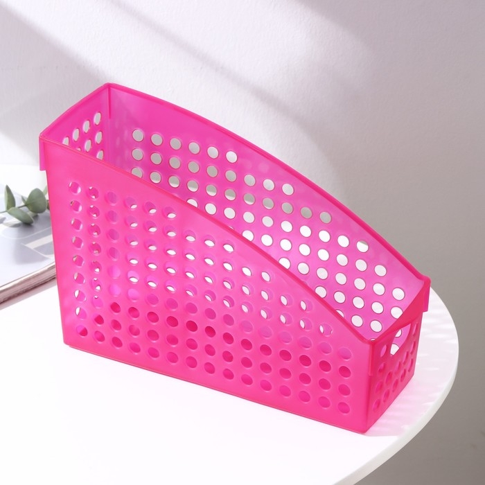 Корзина для хранения &laquo;Трамплин решето&raquo;, пластик, 23&times;11&times;16 см, цвет МИКС