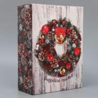 Коробка подарочная новогодняя складная &laquo;Волшебного счастья&raquo;, 22 х 30 х 10, Новый год