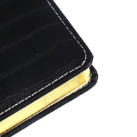 Ежедневник датированный 2024 A5 176 листов, deVENTE.Wild, твёрдая обложка из искусственной кожи, золотой срез, ляссе, кремовый блок 70 г/м2, чёрный Ежедневник датированный 2024 A5 176 листов, deVENTE.Wild, твёрдая обложка из искусственной кожи, золотой срез, ляссе, кремовый блок 70 г/м2, чёрный