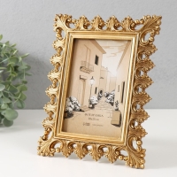 Фоторамка полистоун 10х15 см "Верона" золото 17х1,7х22 см Фоторамка полистоун 10х15 см "Верона" золото 17х1,7х22 см