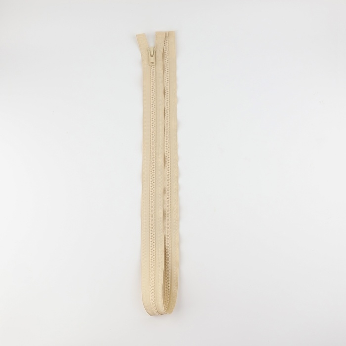 Молния &laquo;Трактор&raquo;, №8, разъёмная, замок автомат, 100 см, цвет слоновая кость