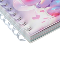 Записная книжка подарочная на гребне 80л,линия, цветной блок,обложка ПВХ 3D Зайка(17,6х13,5см) 105 Записная книжка подарочная на гребне 80л,линия, цветной блок,обложка ПВХ 3D Зайка(17,6х13,5см) 105