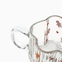 Кружка стеклянная новогодняя Дорого внимание &laquo;Прянечные человечки&raquo;, 260 мл