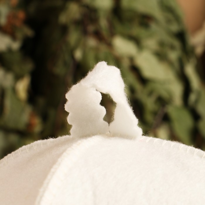 Шапка для бани Шапка для бани "Чертовка" экофетр