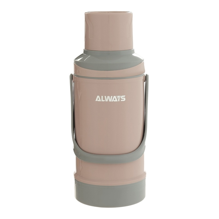 Термос Термос "Антуан" 3.2 л, со стеклянной колбой, сохраняет тепло 12 ч, коричневый