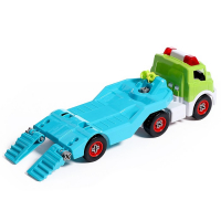 Конструктор винтовой &laquo;Эвакуатор с машинкой&raquo;, с отвёрткой и насадкой + знаки