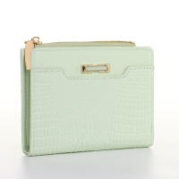 Кошелёк женский на кнопке, цвет зелёный Кошелёк женский на кнопке, цвет зелёный