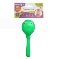 Погремушка &laquo;Лягушонок: перкуссионный маракас&raquo;, шейкер, цвет МИКС, Крошка Я