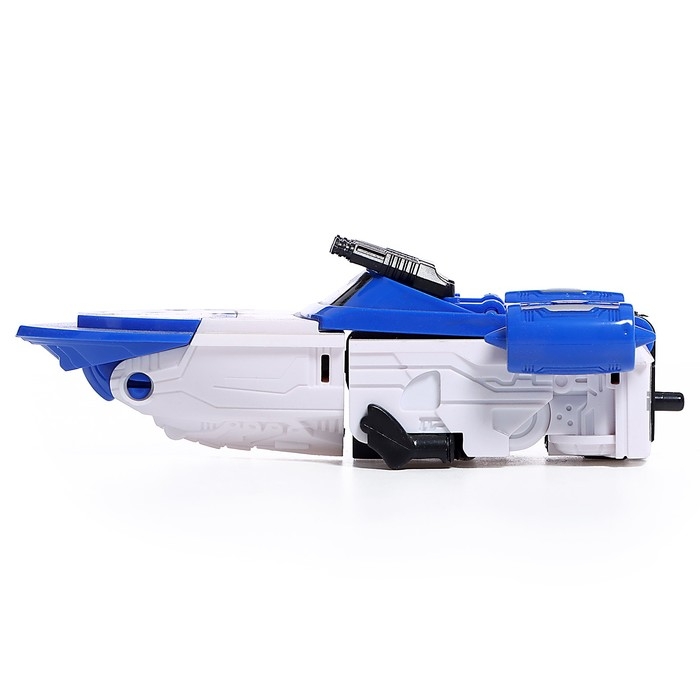 Робот &laquo;Полицейский катер&raquo;, трансформируется