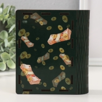 Копилка-шкатулка "Финансовая пирамида" 14х12х5 см