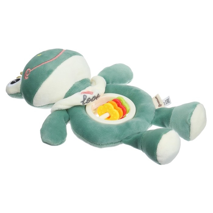 Игрушка-погремушка мягкая &laquo;Лягушастик&raquo;, Крошка Я