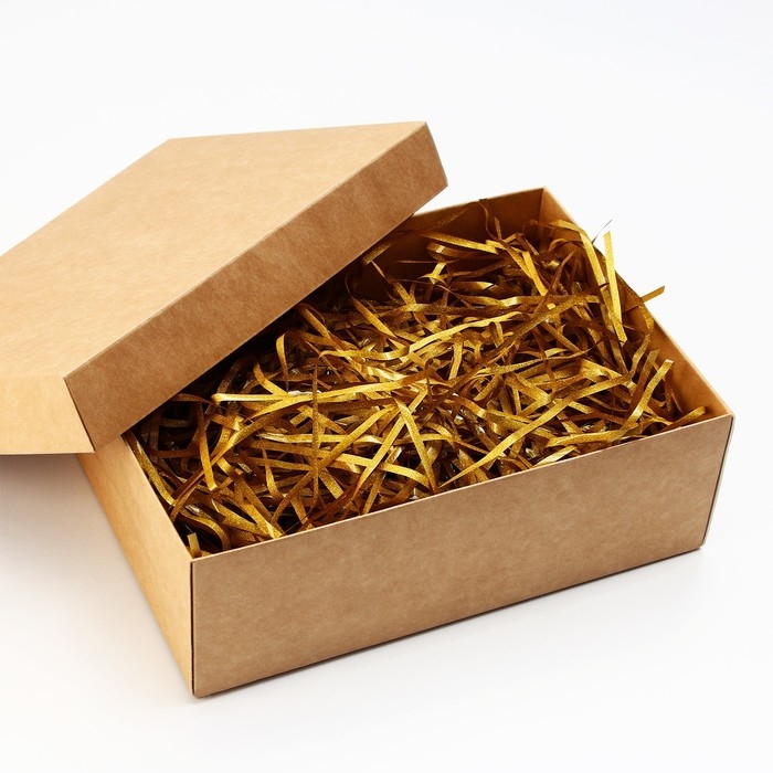 Наполнитель для шаров и подарков, упаковка, &laquo;Золото&raquo; , 15 х 26 см