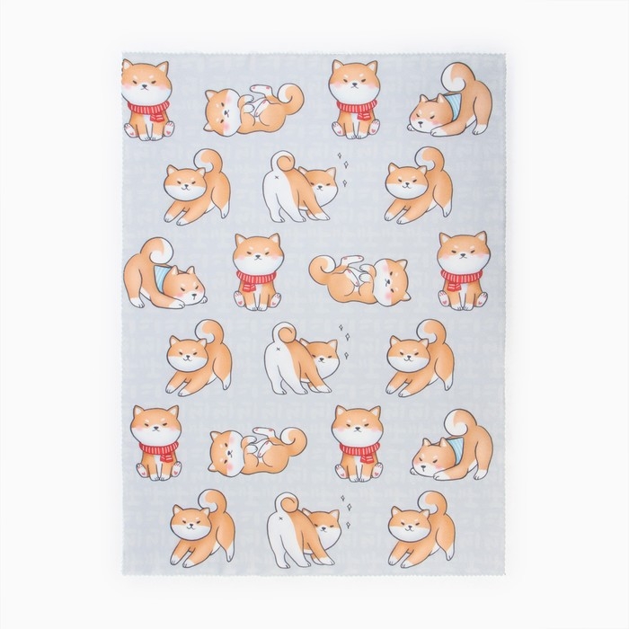 Плед Этель "Пёсик", 75х100 см, 100% полиэстер, флис