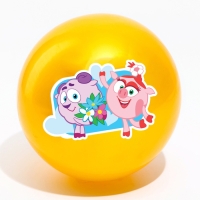 Мяч детский &laquo;Нюша и Бараш&raquo;, Смешарики, диаметр 22 см, 60 г., цвета МИКС