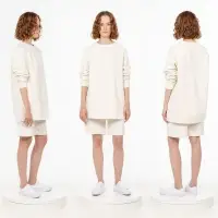 Свитшот унисекс S1, молочно-белый, размер XS/S Свитшот унисекс S1, молочно-белый, размер XS/S