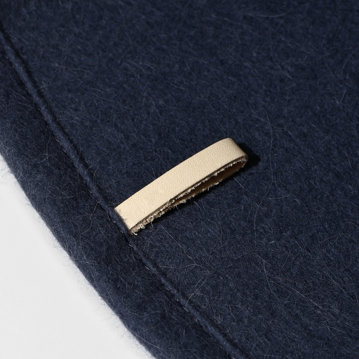 Премиальная шапка для бани из шерсти альпаки, мериноса и шелка, серая