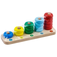 Пирамидка &laquo;Счеты&raquo;, 15 деталей