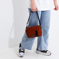 Сумка молодёжная на молнии, 1 наружный карман, цвет коричневый Сумка молодёжная на молнии, 1 наружный карман, цвет коричневый