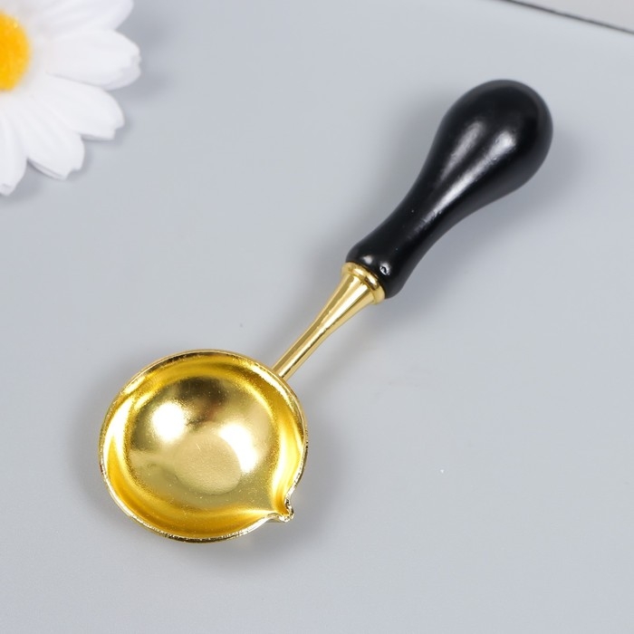 Сургучный набор Сургучный набор "Крупная роза" печать, ручка, ложка, воск - 3 цвета, свеча 3,5х11х23 см