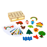 Игровой набор Панорама «Лето на даче» 12 цветных карточек, 24 задания Игровой набор Панорама «Лето на даче» 12 цветных карточек, 24 задания