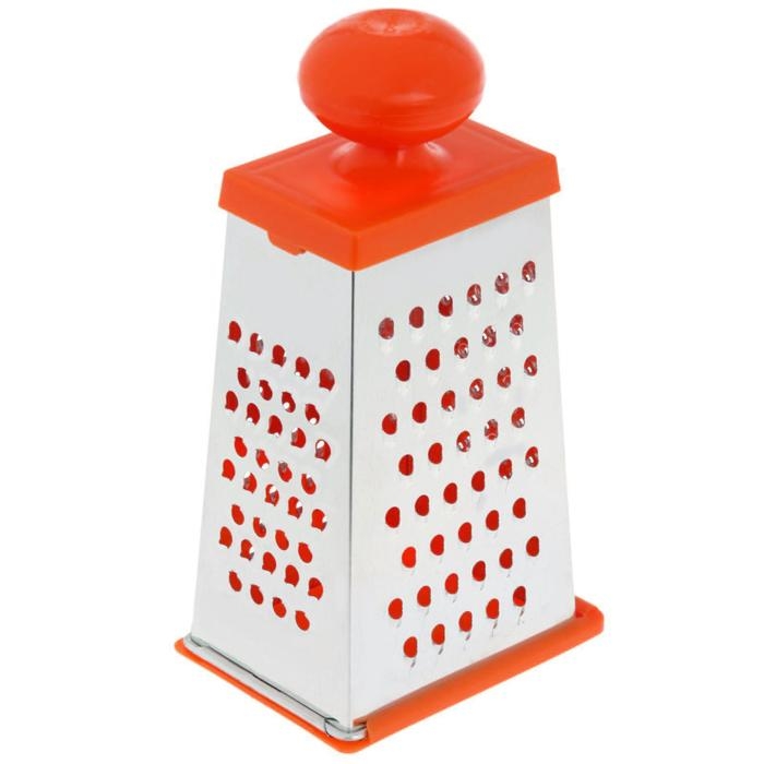 Тёрка «Комфорт» 4 грани, с крышкой-дозатором и круглой пластмассовой ручкой, 11×8,5×23 см, цвет МИКС Тёрка «Комфорт» 4 грани, с крышкой-дозатором и круглой пластмассовой ручкой, 11×8,5×23 см, цвет МИКС