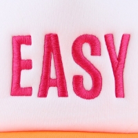 Кепка женская с сеткой EASY, цвет оранжевый, р-р 56