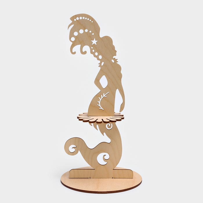 Салфетница деревянная &laquo;Сирена&raquo;, 25&times;13&times;13 см