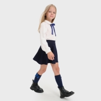 Рубашка детская KAFTAN, размер 32 (110-116 см), цвет белый