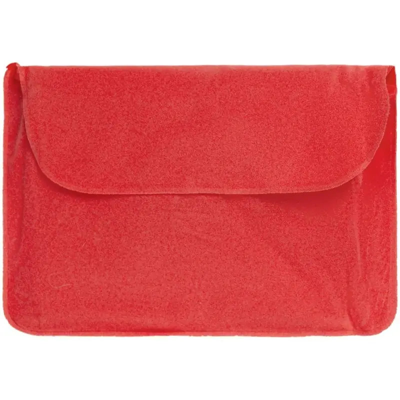 Надувная подушка под шею в чехле Sleep, красная