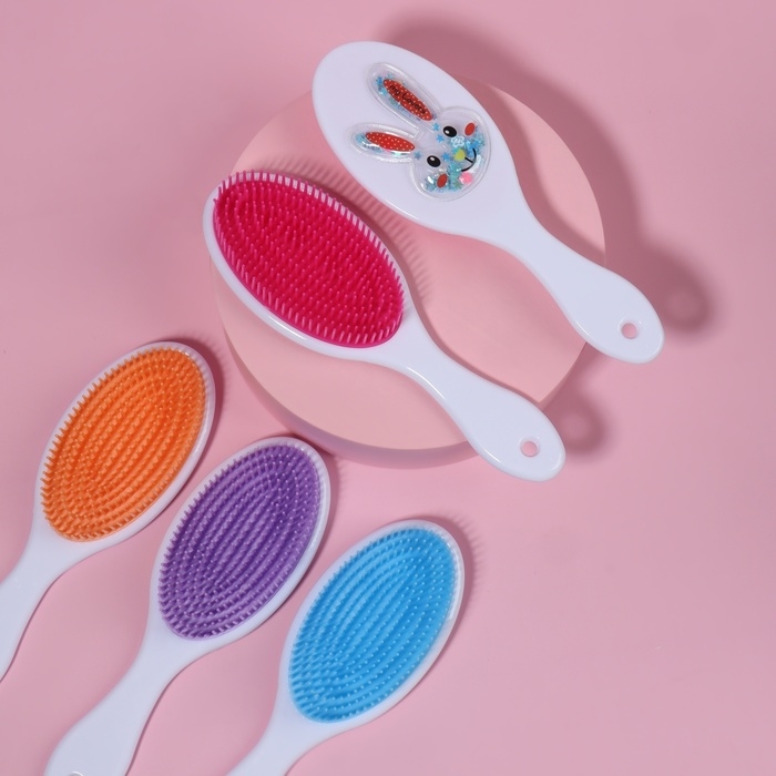 Расчёска-шейкер, 5,7 &times; 17,5 см, рисунок МИКС