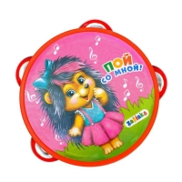 Набор музыкальных инструментов &laquo;Пой со мной&raquo;: бубен, 2 маракаса, губная гармошка, МИКС