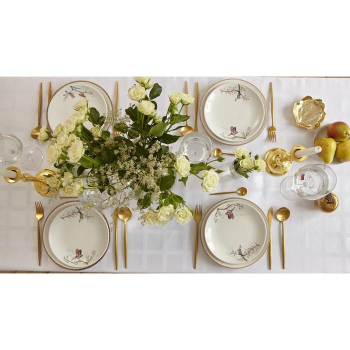 Скатерть Этель Geometry 150х300 +/-3см, цвет белый, 192 г/м2, хлопок с ВГМО Скатерть Этель Geometry 150х300 +/-3см, цвет белый, 192 г/м2, хлопок с ВГМО