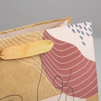 Пакет подарочный крафтовый квадратный, упаковка, &laquo;You are perfect&raquo;, 22 х 22 х 11 см