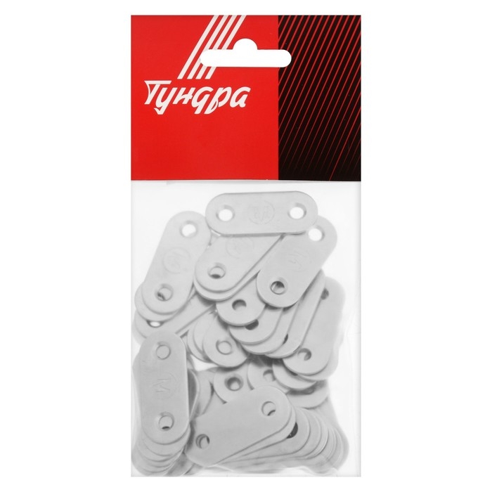 Пластина крепёжная ПК-40, цинк , 50 шт Пластина крепёжная ПК-40, цинк , 50 шт