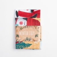 Набор кухонных полотенец Доляна &laquo;Снежного настроения &raquo; 35х60см-2шт, 100% хл