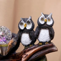 Фонтан "Две совы у камня" 20,5х27 см (с подсветкой) Фонтан "Две совы у камня" 20,5х27 см (с подсветкой)