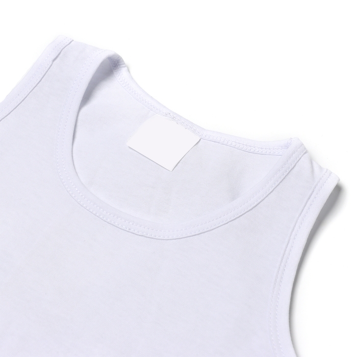 Майка для мальчиков, цвет белый, рост 98 (3 года)