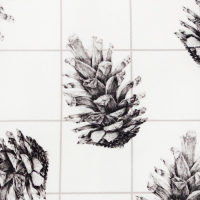 Набор новогодних салфеток «Christmas» с декоративными кольцами, 45х45 см - 2 шт, хлопок, саржа Набор новогодних салфеток «Christmas» с декоративными кольцами, 45х45 см - 2 шт, хлопок, саржа