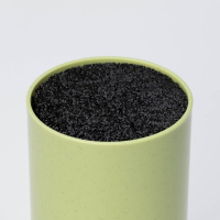 Подставка для ножей с наполнителем «Нежность», 22×11 см, цвет зелёный Подставка для ножей с наполнителем «Нежность», 22×11 см, цвет зелёный