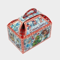 Новый год. Подарочная коробка "Новогодняя" Ларец малый 18,5 x 12,5 x 19см. Новый год. Подарочная коробка "Новогодняя" Ларец малый 18,5 x 12,5 x 19см.