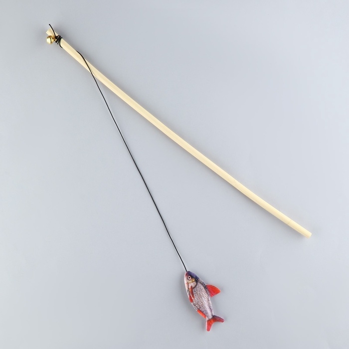 Дразнилка с игрушкой &laquo;Краснопёрка&raquo;, 6,5см