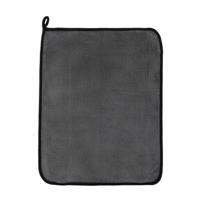 Тряпка для мытья авто, CARTAGE, микрофибра, 400 г/м&sup2;, 30&times;40 cм, розово-серая