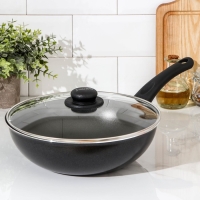 Сковорода-ВОК LITE, d=28 см, стеклянная крышка, антипригарное покрытие Сковорода-ВОК LITE, d=28 см, стеклянная крышка, антипригарное покрытие