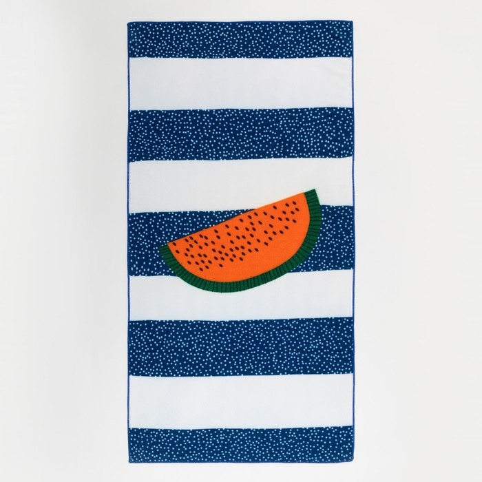 Полотенце пляжное Этель Полотенце пляжное Этель "Watermelon", 70*140 см,250гр/м2, 100%п/э
