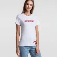 Футболка женская &laquo;Ногиотушей&raquo;, белая, размер M