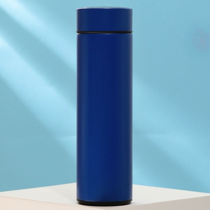 Термос с индикатором температуры &laquo;Лучший рыбак&raquo;, 500 мл, сохраняет тепло 10-12 ч